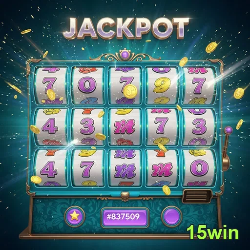 Tela de jogos de slot acessados via celular na 15win